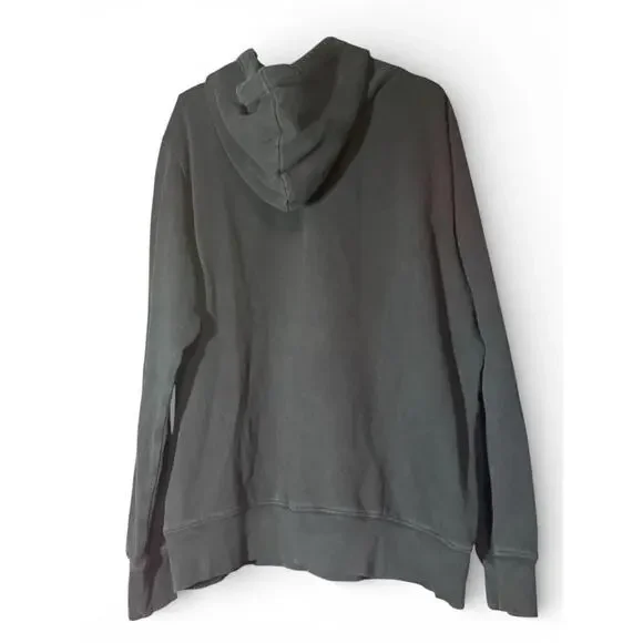 The North Face Men's Black Pullover Hoodie L Hooded Kangaroo Pocket Graphic - Picture 4 of 4